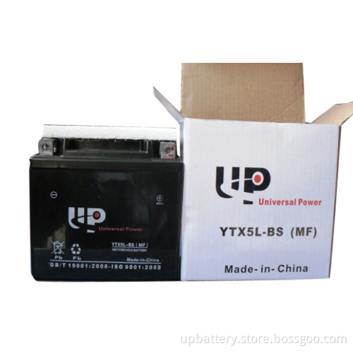 Hot Offer Motorcycle Battery 12V 4ah (YTX5L-BS)